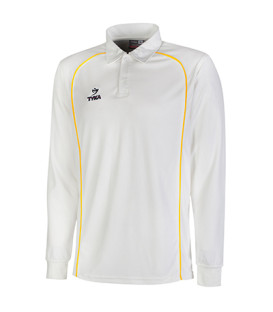 Club Shirt Long Sleeves - Golden Yellow Piping